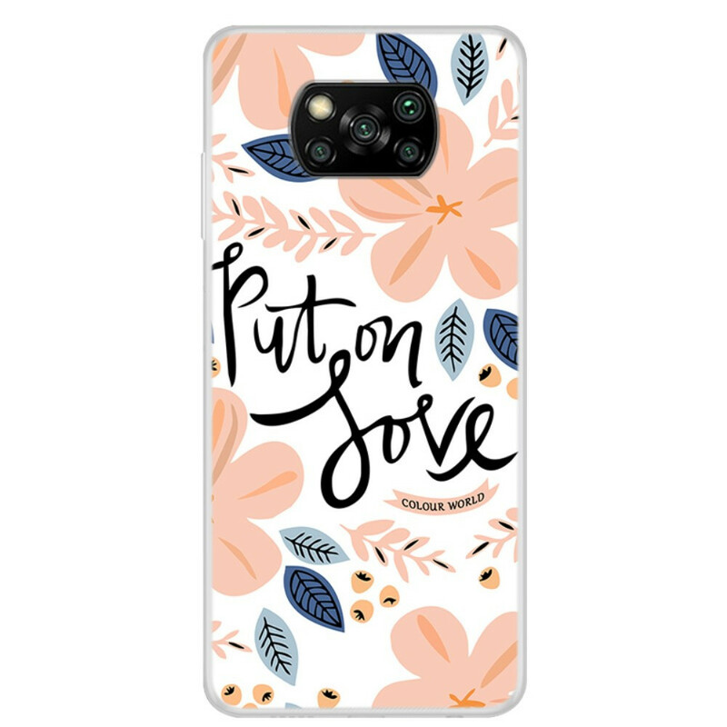Case Xiaomi Poco X3 Put On Love