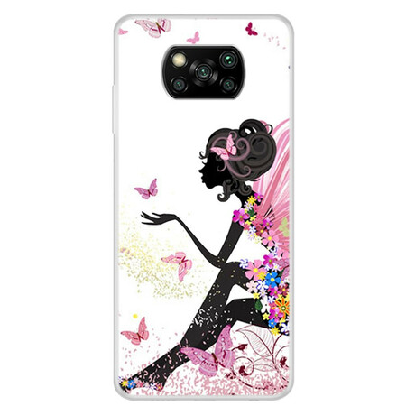 Case Xiaomi Poco X3 Butterfly Lady