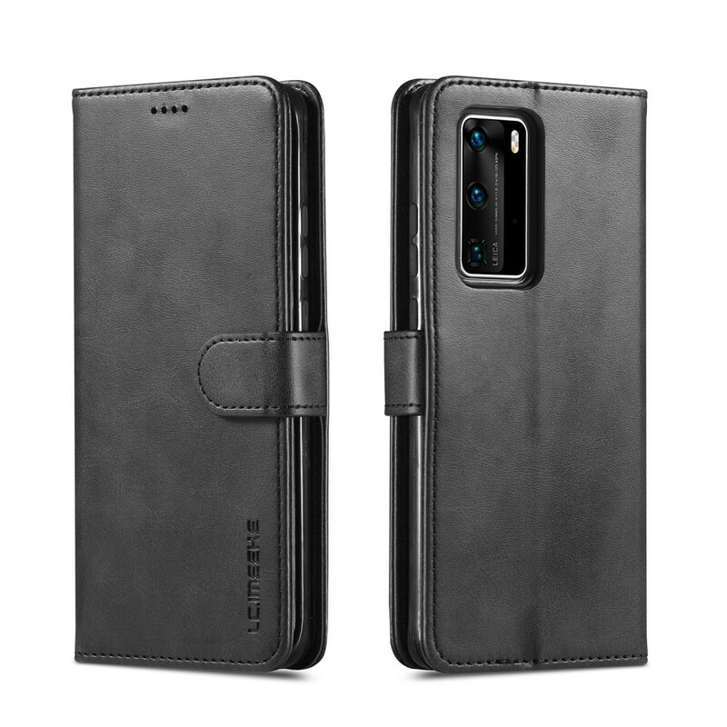 Cover Huawei P40 LC.IMEEKE Effet Cuir