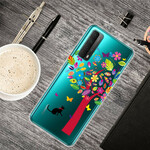 Cover Huawei P Smart 2021 Cat under the Tree