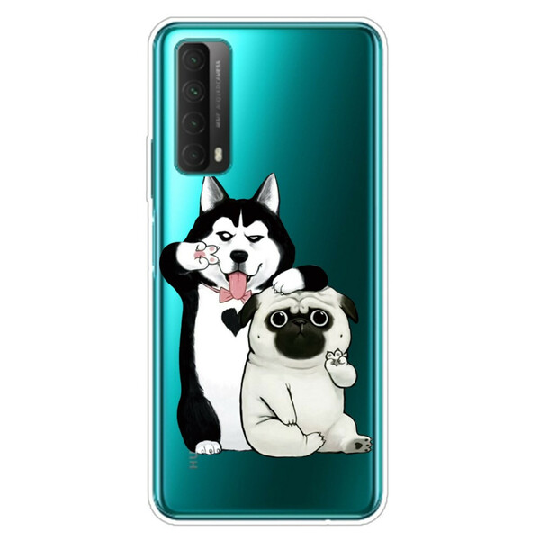 Huawei P Smart Case 2021 Funny Dogs