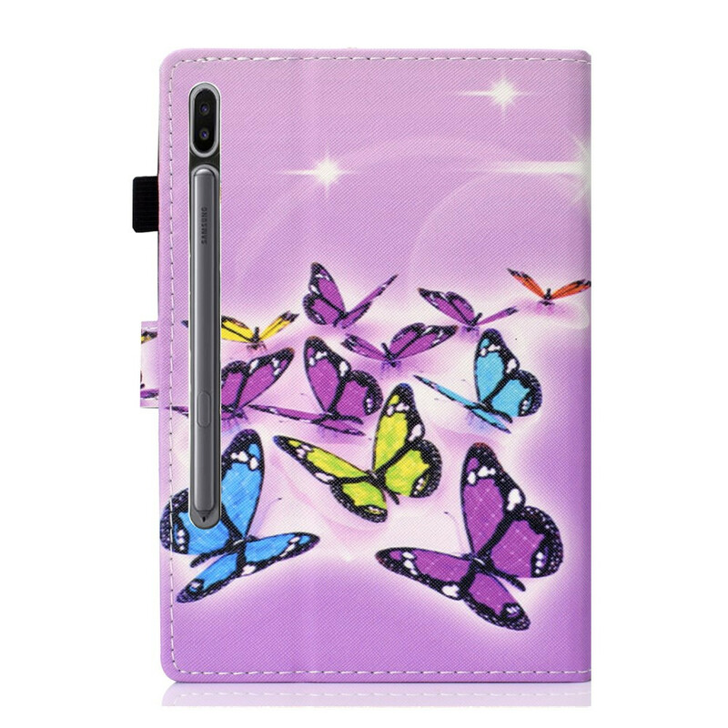 Cover Samsung Galaxy Tab S7 Papillons Peints