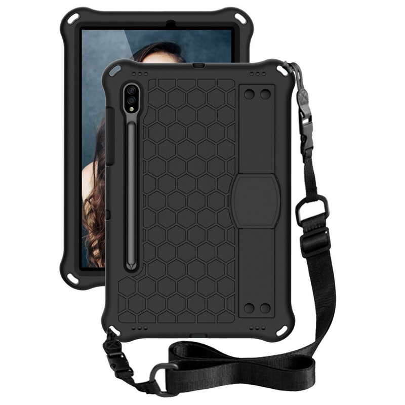 Samsung Galaxy Tab S8 / Tab S7 EVA Case with Support Strap and Shoulder  Strap