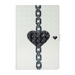 Samsung Galaxy Tab S7 Plus Case Chained Heart