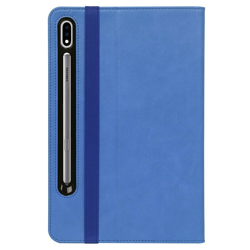 Samsung Galaxy Tab S7 Plus Leather Style Case with Strap