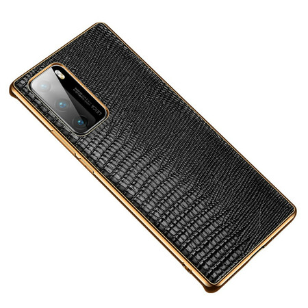 Huawei P40 Genuine Leather Case Lizard Texture