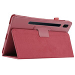 Samsung Galaxy Tab S7 Plus Leather Case Lychee