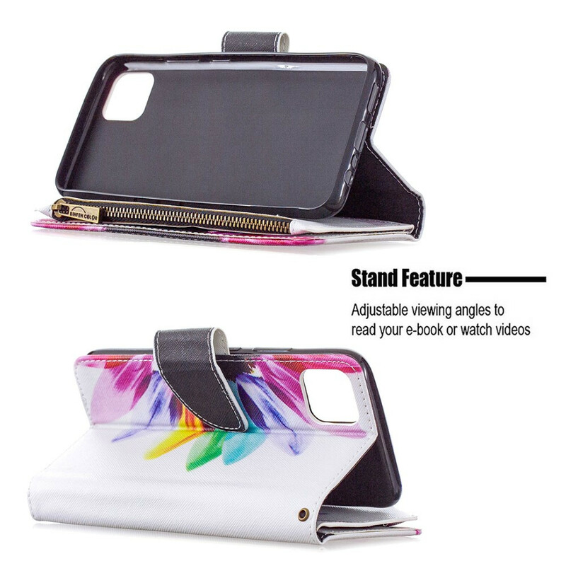 Cover Realme C11 Zipped Pocket Flower