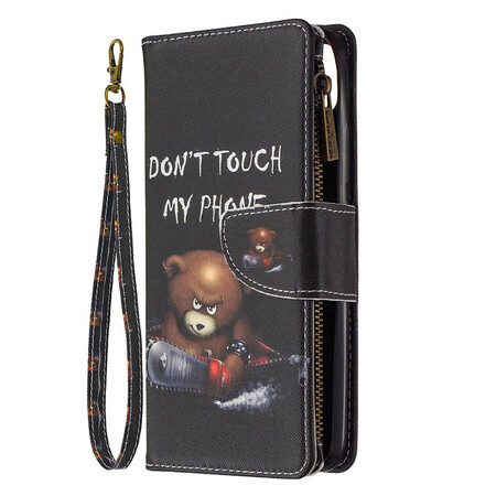 Realme C11 Bear Zipper Pocket Case