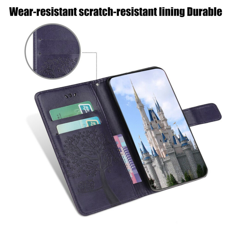 Xiaomi Mi 10T / 10T Pro Tree and Owl Strap Case