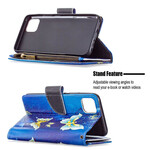 Cover Realme C11 Zipped Pocket Golden Butterflies