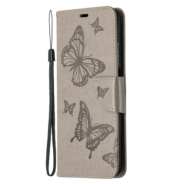 Xiaomi Mi 10T / Mi 10T Pro Butterfly Printed Strap Case