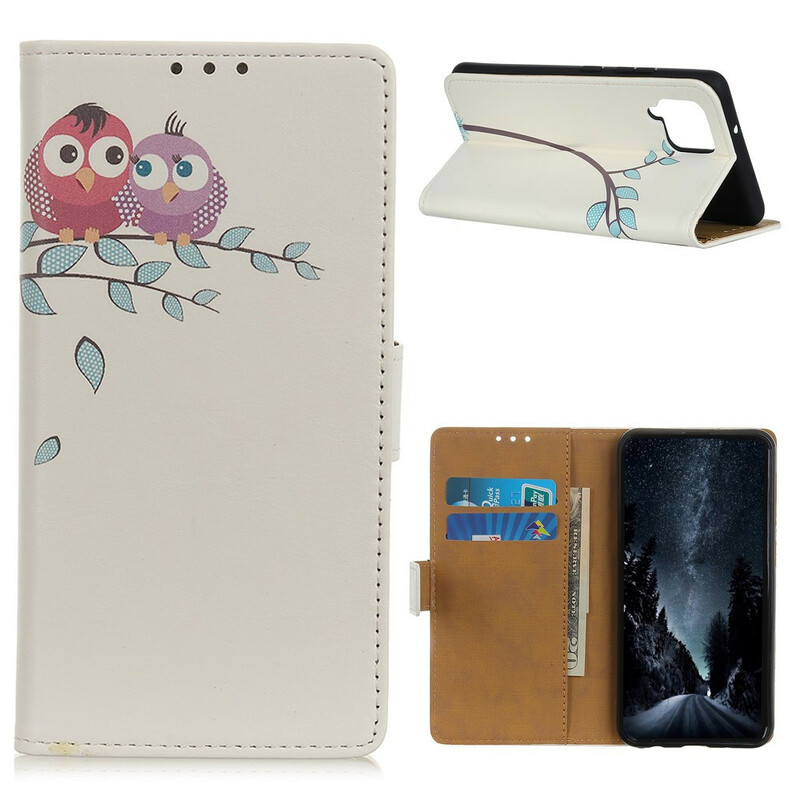 Case Samsung Galaxy A42 5G Couple Of Owls On The Tree