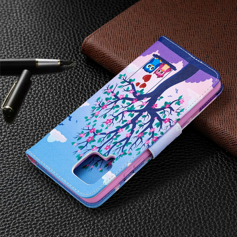 Samsung Galaxy A42 5G Case Owls On The Swing