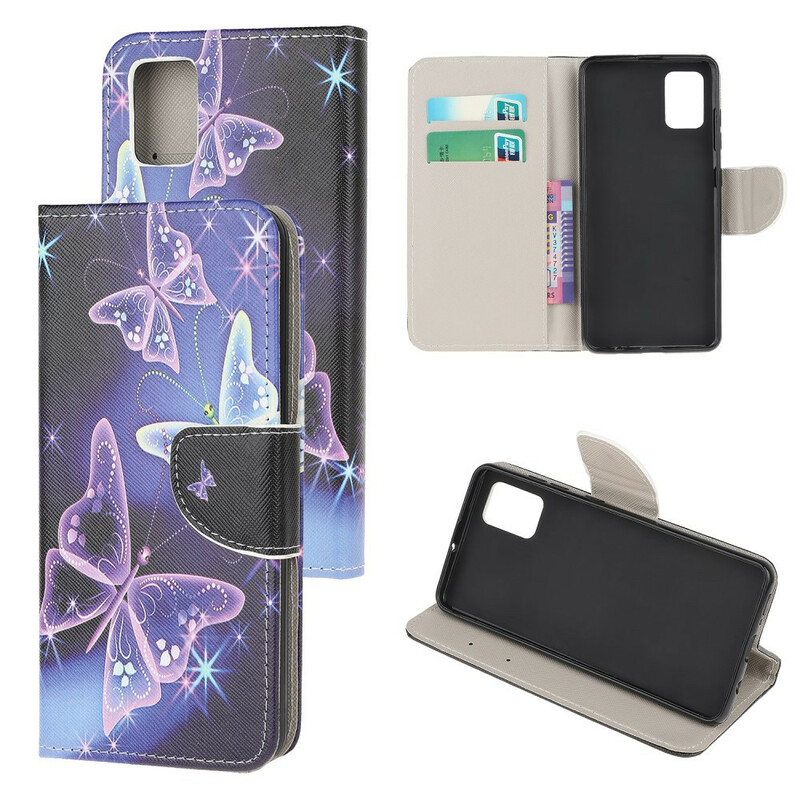 Samsung Galaxy A51 5G Neon Butterfly Case