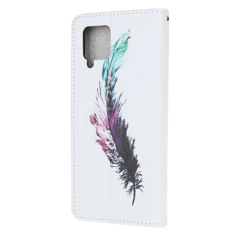 Samsung Galaxy A42 5G Feather Strap Case