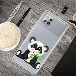 Samsung Galaxy A42 5G Transparent Case Sad Panda