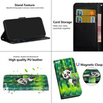 Cover Samsung Galaxy A42 5G Panda et Bambou