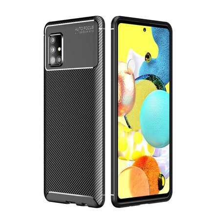 Case Samsung Galaxy A51 5G Flexible Texture Carbon Fiber