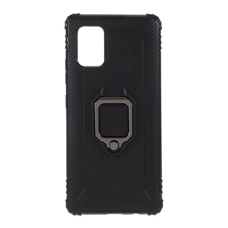 Samsung Galaxy A51 5G Ring and Carbon Fiber Case