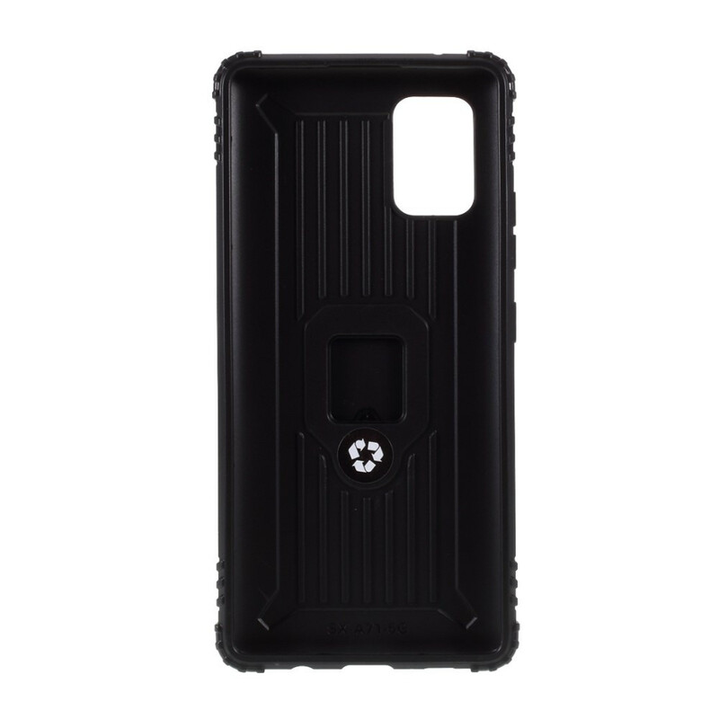 Samsung Galaxy A51 5G Ring and Carbon Fiber Case
