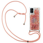 Samsung Galaxy A51 5G Glitter Case with Lanyard