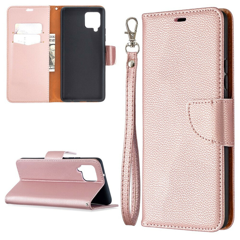 Case Samsung Galaxy A42 5G Lychee Oblique Flap
