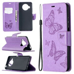 Xiaomi Mi 10T Lite Strap Printed Butterflies Case