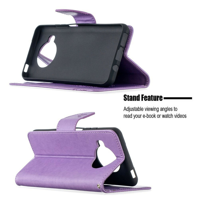 Xiaomi Mi 10T Lite Strap Printed Butterflies Case