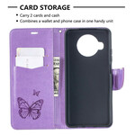 Xiaomi Mi 10T Lite Strap Printed Butterflies Case