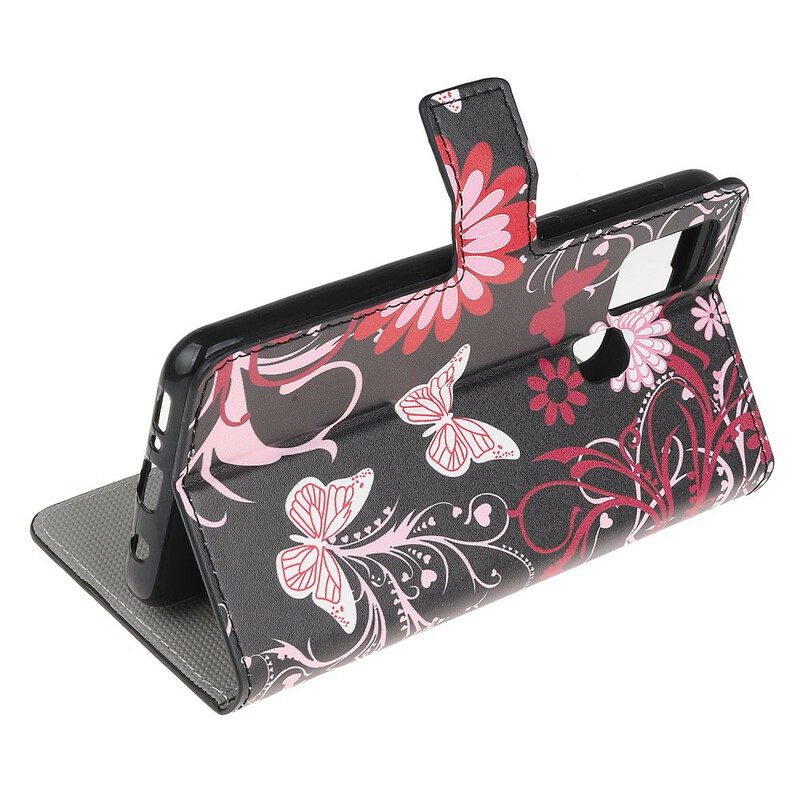 OnePlus Nord N10 Butterflies and Flowers Case