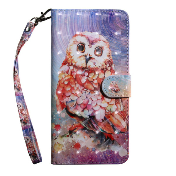 Case Samsung Galaxy A20s Owl the Painter