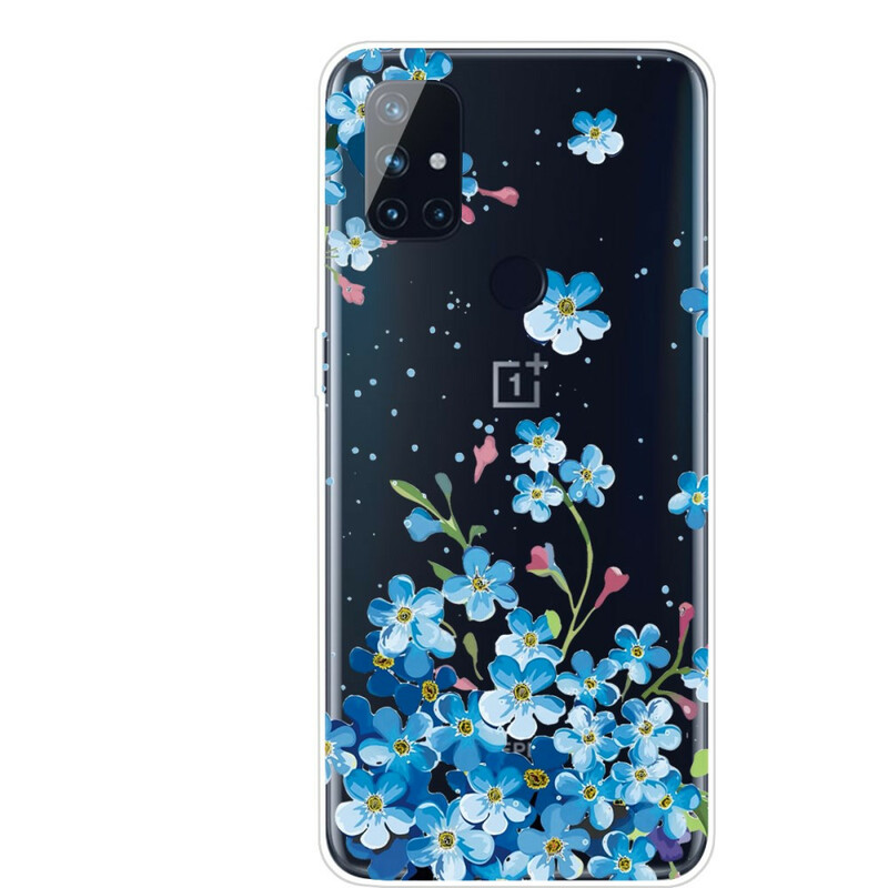 OnePlus Nord N10 Blue Flowers Case