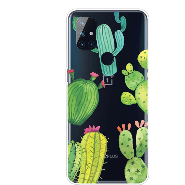 Case OnePlus Nord N10 Cactus Aquarelle