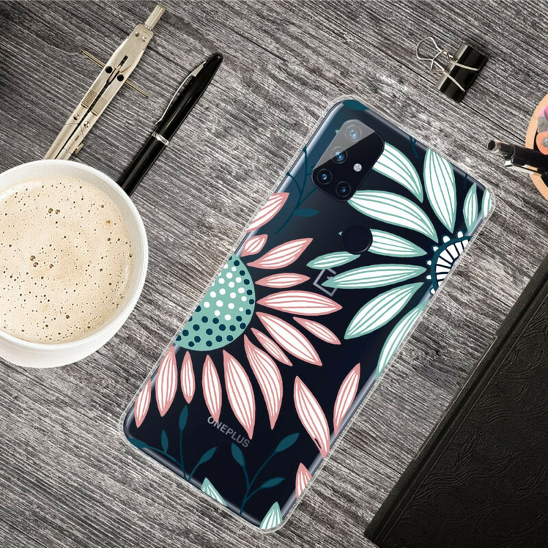 OnePlus Nord N10 Transparent Case A Flower