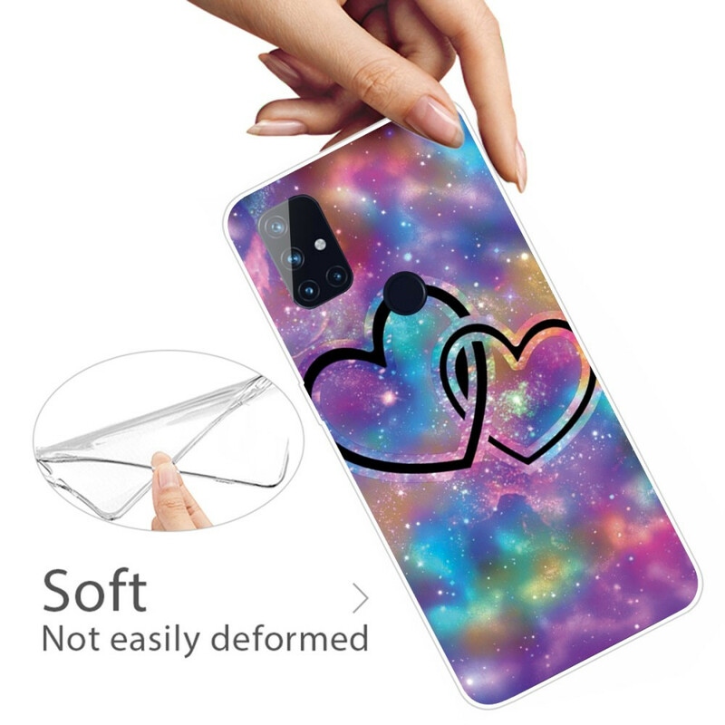 OnePlus Nord N10 Case Chained Hearts