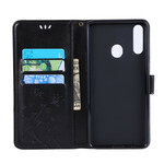 Samsung Galaxy A20s Case Butterflies and Flowers