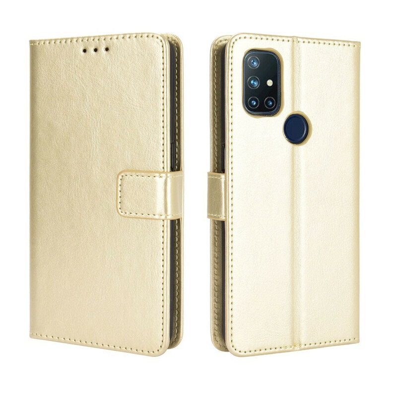 Cover OnePlus Nord N10 Simili Cuir Flashy