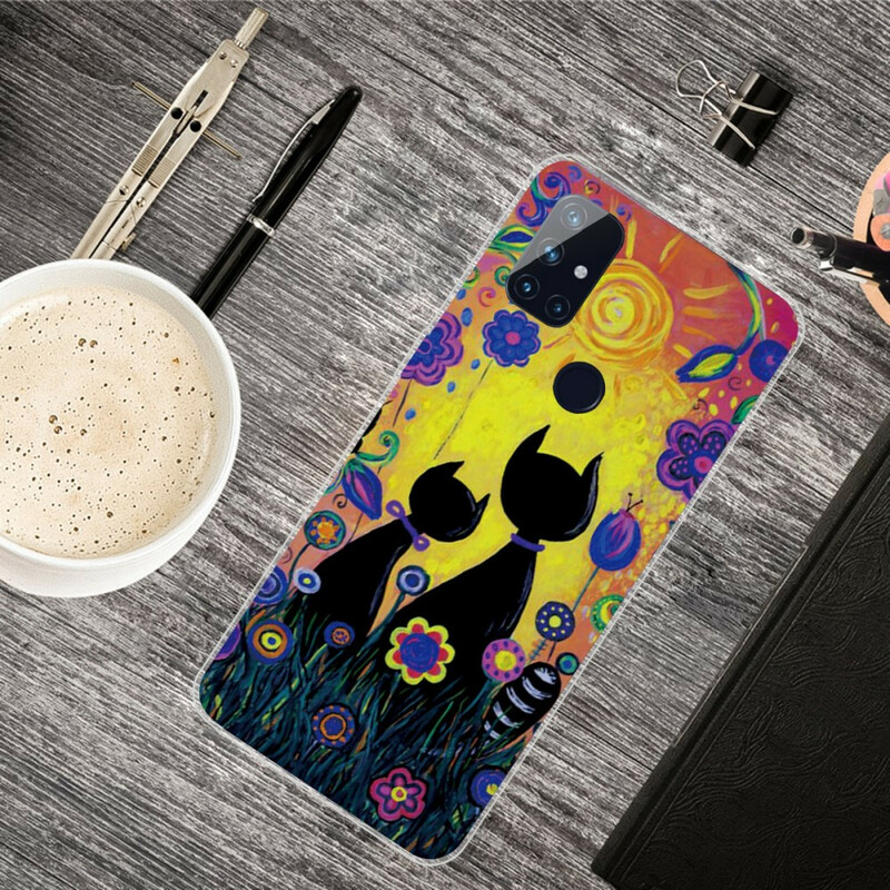 Case OnePlus Nord N100 Chat Cartoon