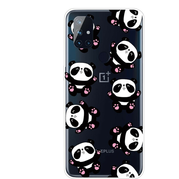 Case OnePlus Nord N100 Top Pandas Fun