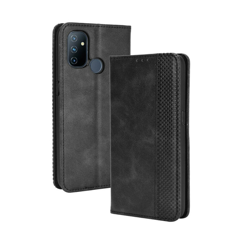Flip Cover OnePlus Nord N100 Leather Effect Vintage Styled