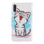 Samsung Galaxy M11 Kitten Color Strap Case