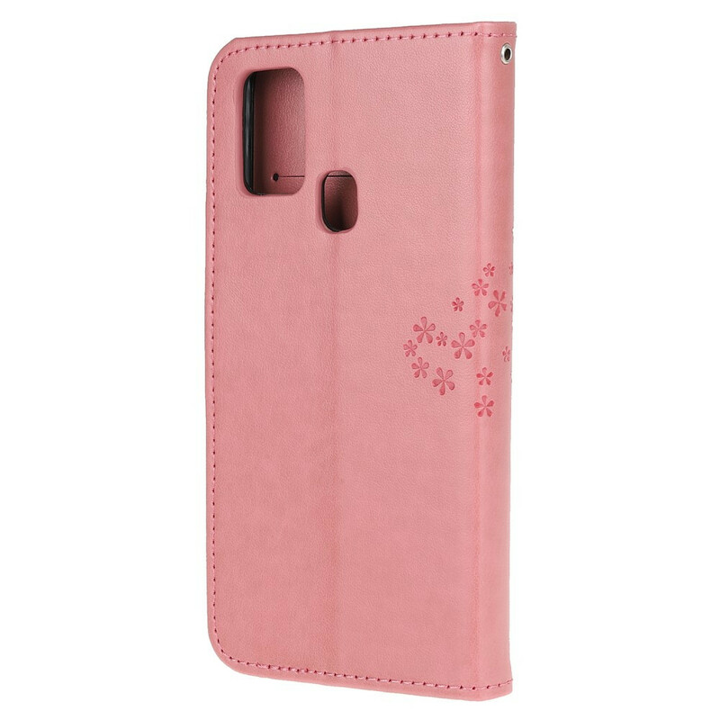 OnePlus Nord N100 Tree and Owl Strap Case