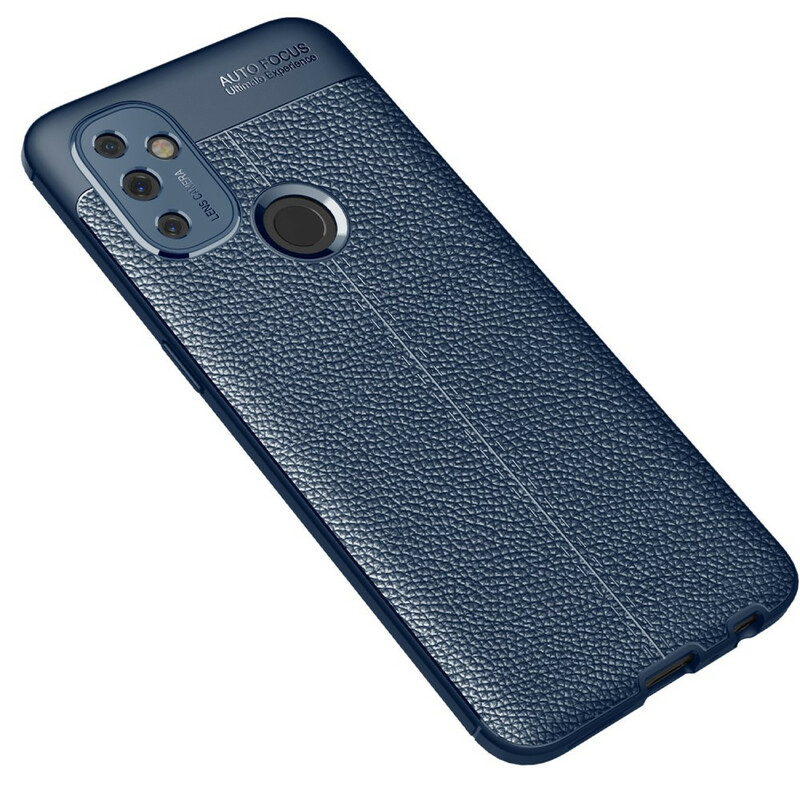OnePlus Nord N100 Leather Effect Double Line Case