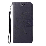 Case Huawei P Smart 2021 Flowers with Strap