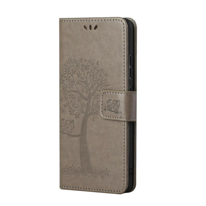 Case Huawei P Smart 2021 Tree and Owls with Strap