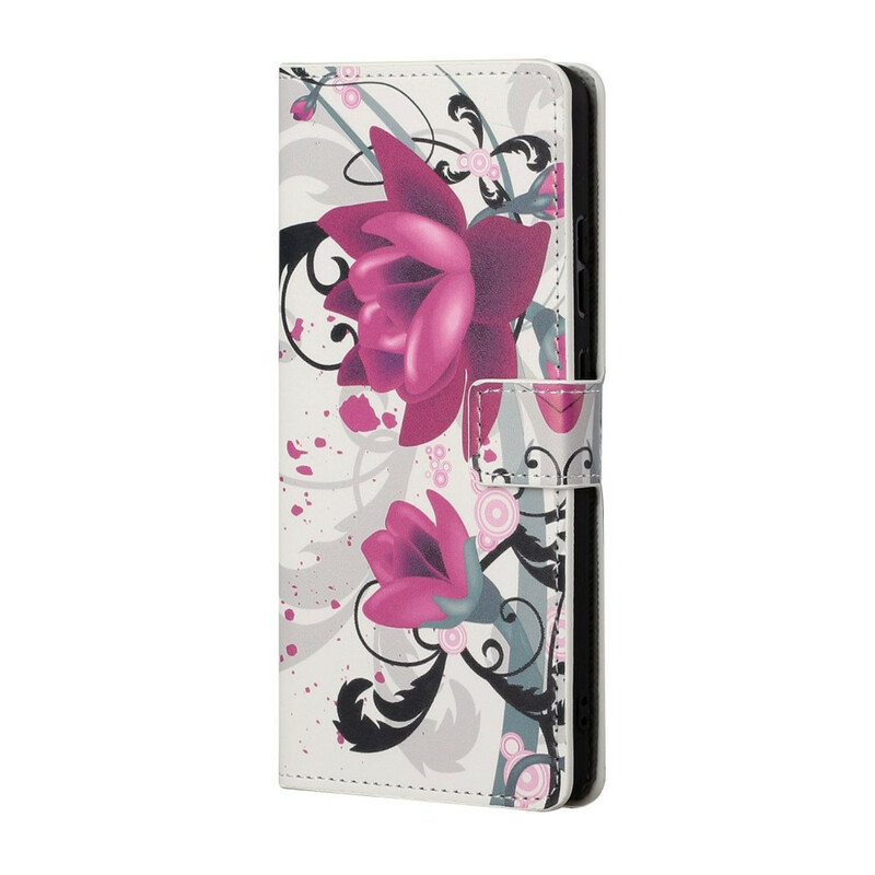 Cover Huawei P Smart 2021 Tropical Flowers