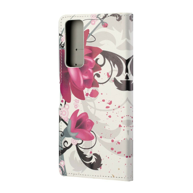 Cover Huawei P Smart 2021 Tropical Flowers