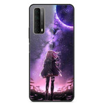Huawei P Smart 2021 Tempered Glass Case Imaginary Landscape