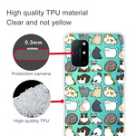 OnePlus 8T Clear Case Multiple Cats